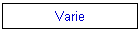 Varie