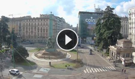 【LIVE】 Milano - Piazza Cinque Giornate | SkylineWebcams